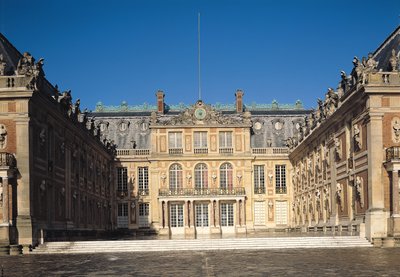 The Louis XIII Courtyard, or the Marble Courtyard, remodelled by Louis Le Vau by Louis Le Vau